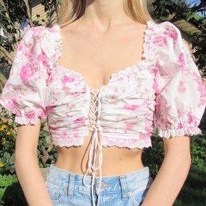 Puff sleeve top